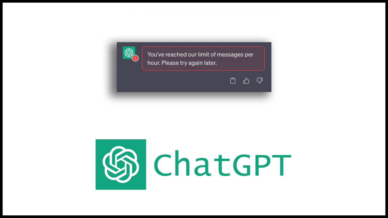 ChatGPT reached limit