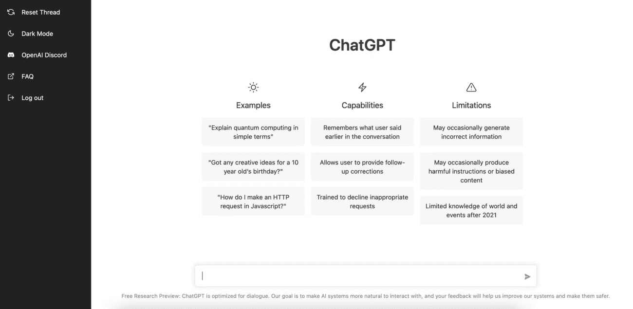 ChatGPT suggestions