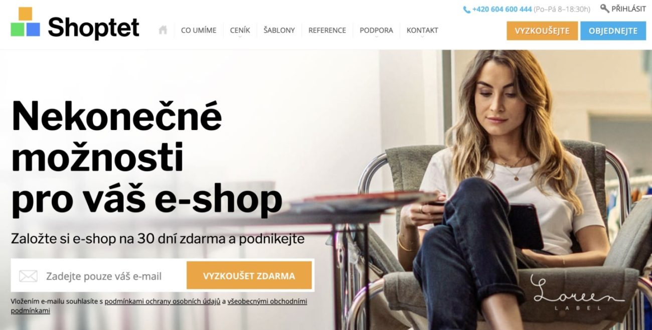 E-shop Shoptet Dexfinity